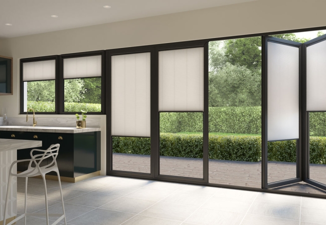 Intu Micro blinds in a kitchen setting